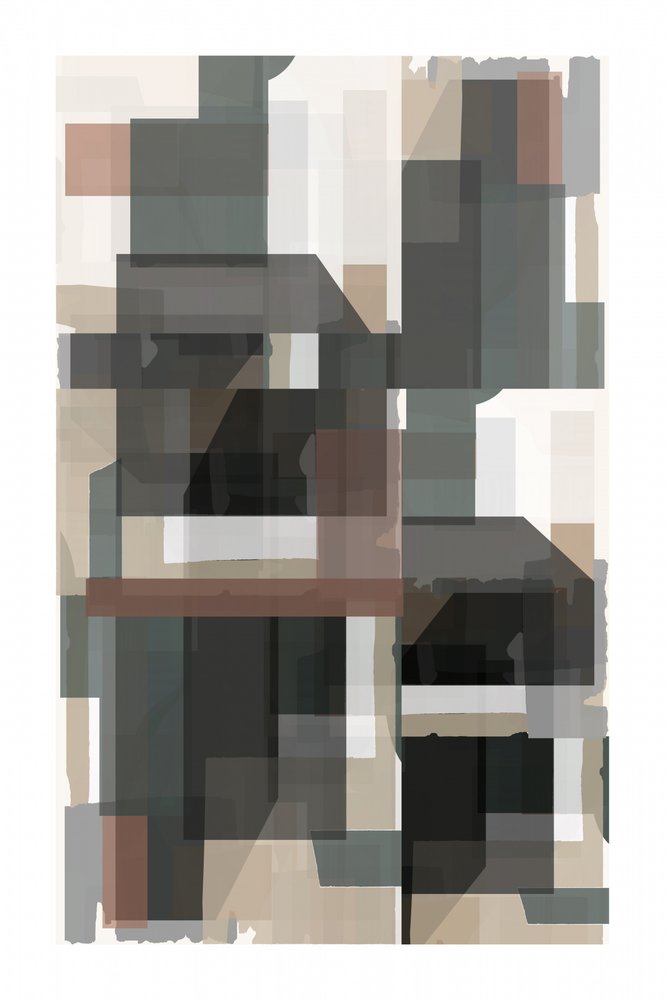 Tlumené geometrické vrstvy od cartissi
