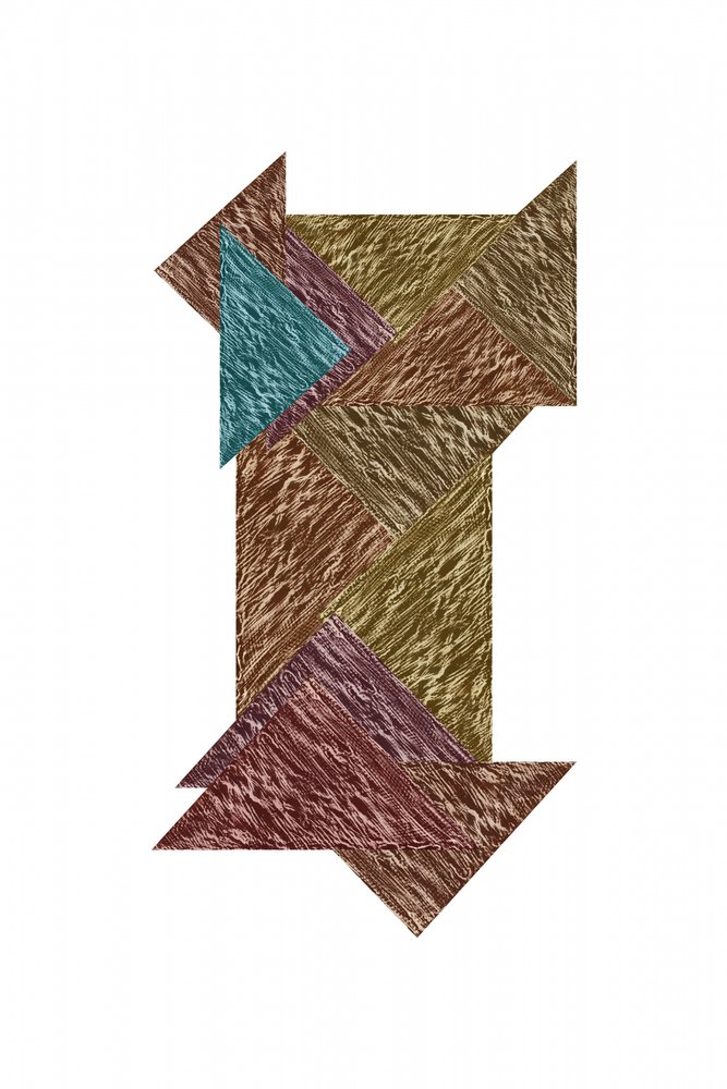 Geometrická skládačka s reliéfním vzorem od cartissi