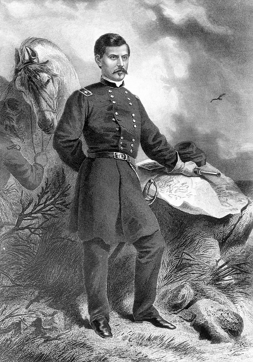 Americký generál George McClellan od Unknown