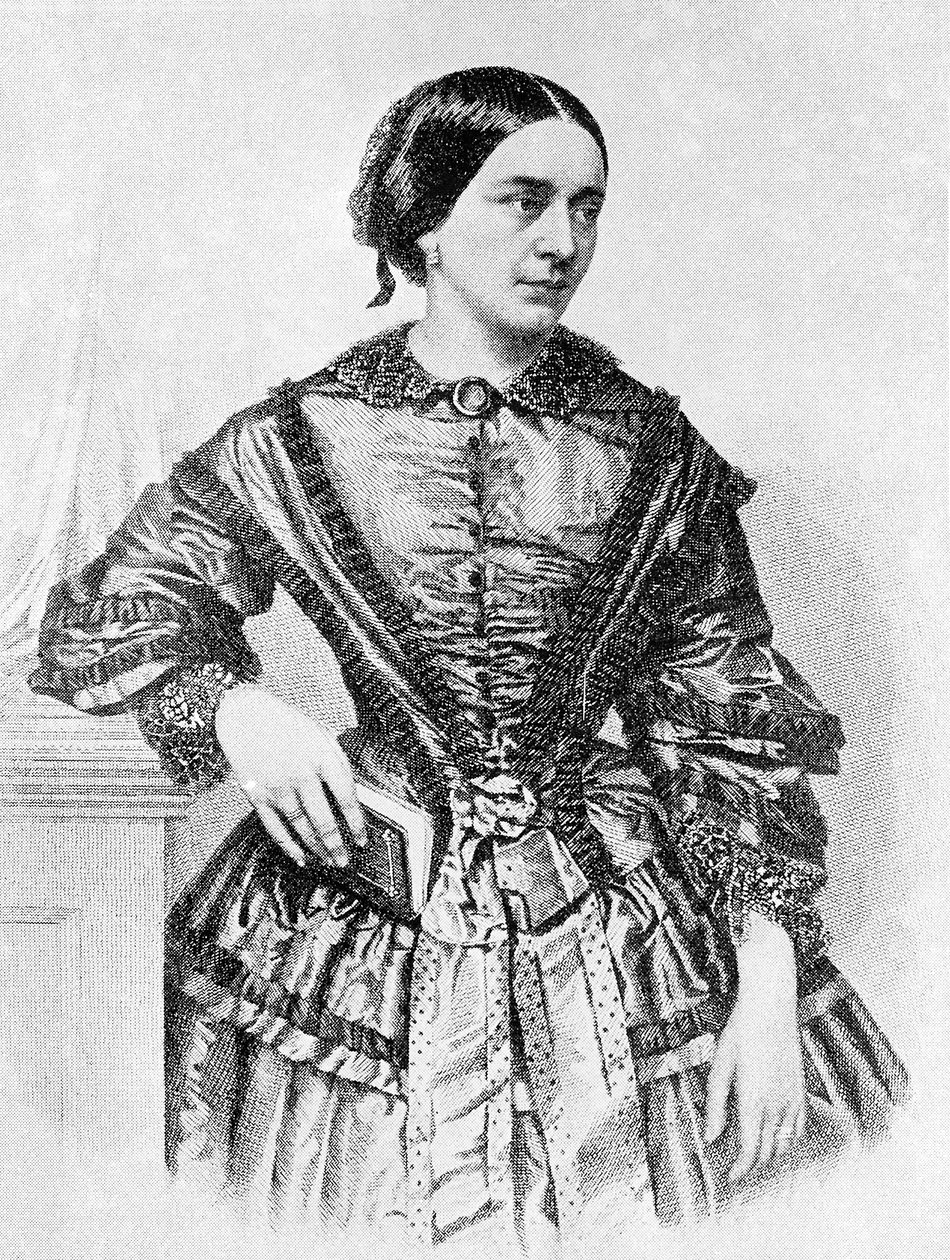 Clara Schumann, manželka Roberta Schumanna od Unknown