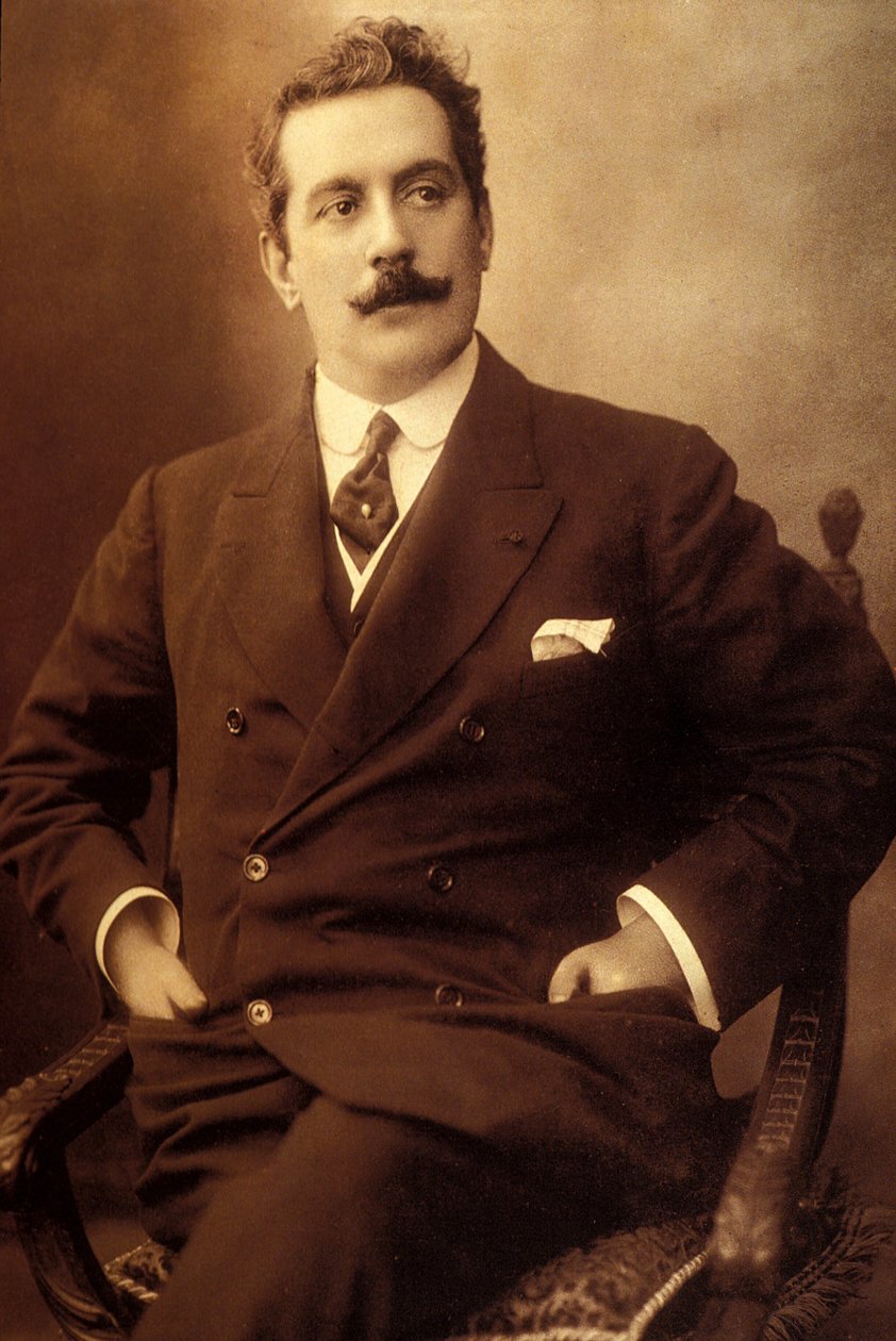 Giacomo Puccini (1858-1924) v roce 1890 od Unknown