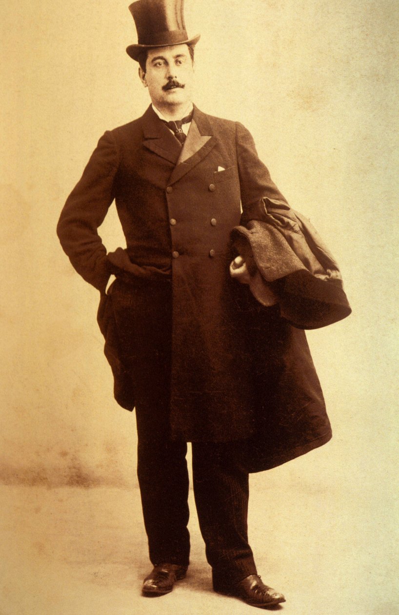 Giacomo Puccini (1858-1924) v roce 1899 od Unknown