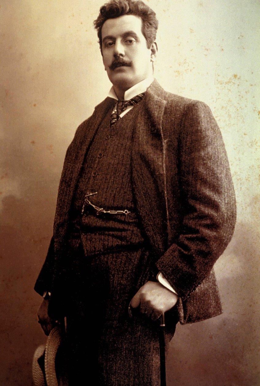 Giacomo Puccini (1858-1924) v roce 1900 od Unknown