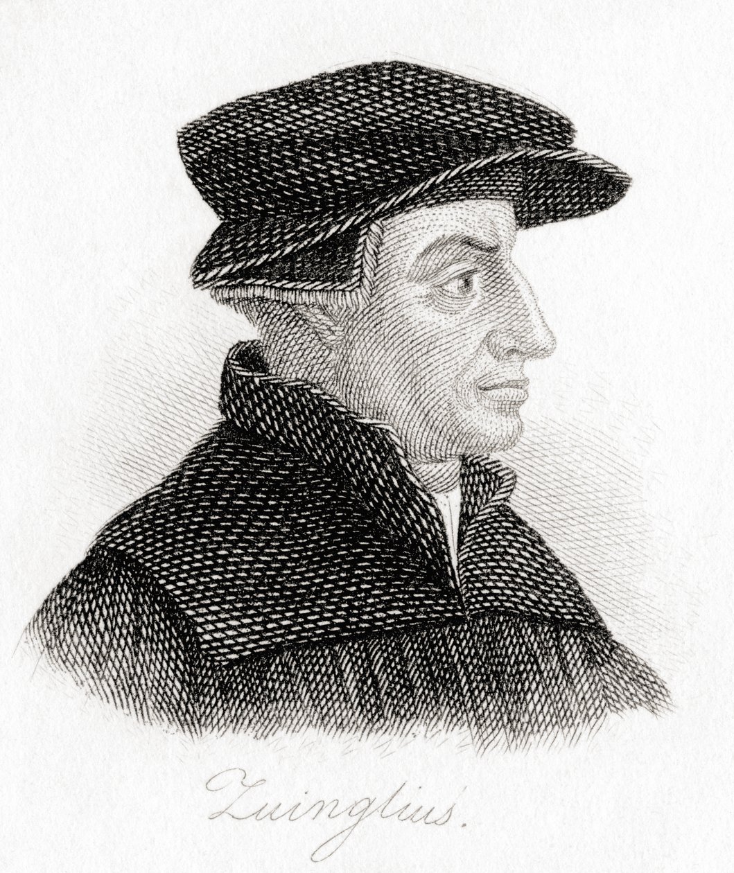 Huldrych Zwingli nebo Ulrich Zwingli, 1484? 1531. od Unknown