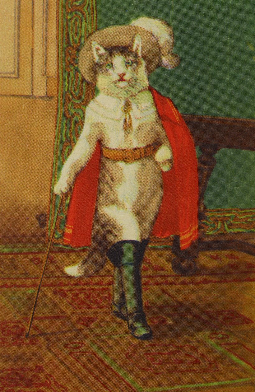 Ilustrace Boot Cat Conte de Perrault od Unknown