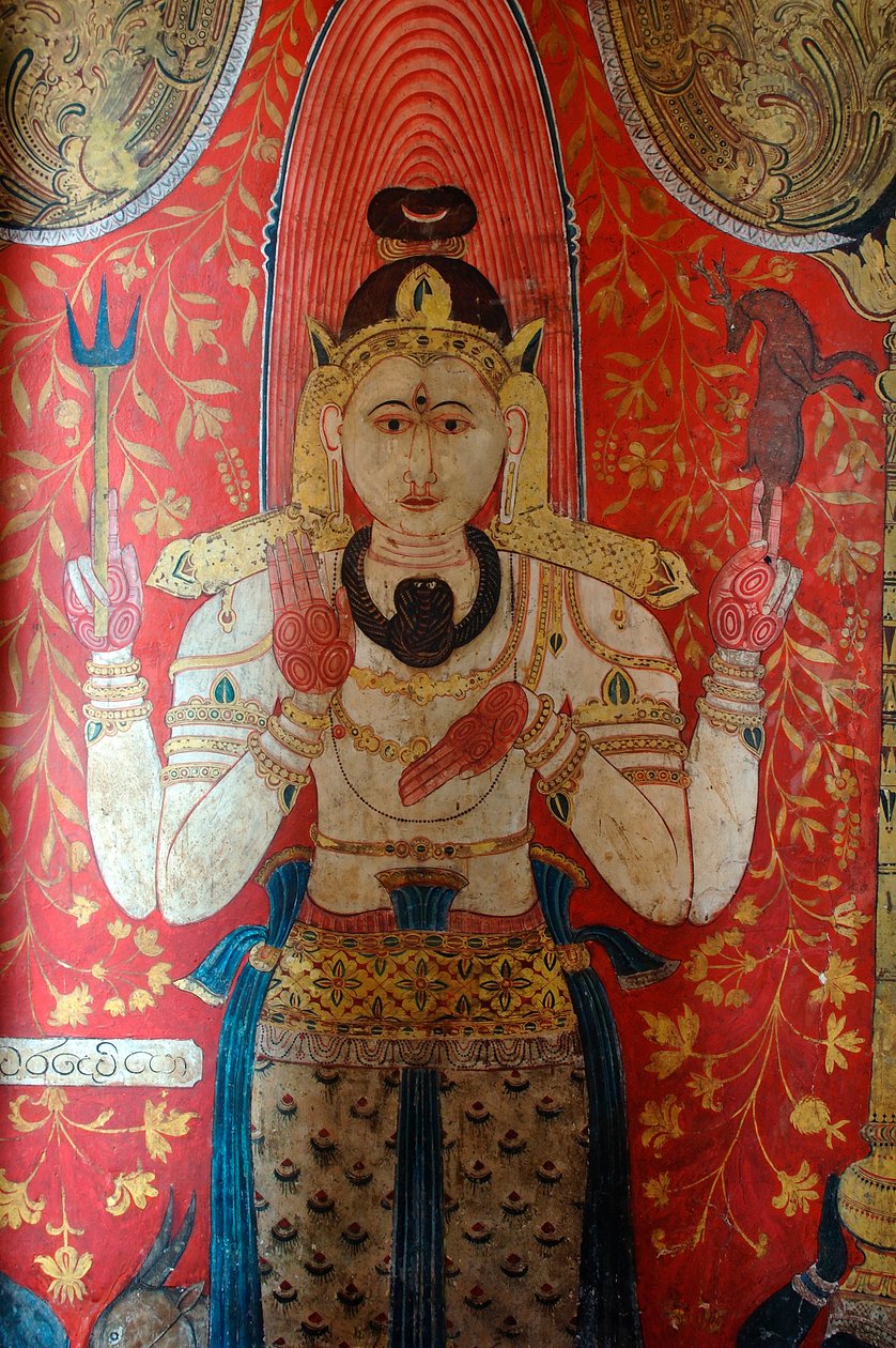 Nástěnná malba na stěnách chrámu Kelaniya v Kelaniya Vihara, jednom z nejposvátnějších buddhistických míst asi šest mil od hlavního města Colomba na Srí Lance. 7. ledna 2010. od Unknown