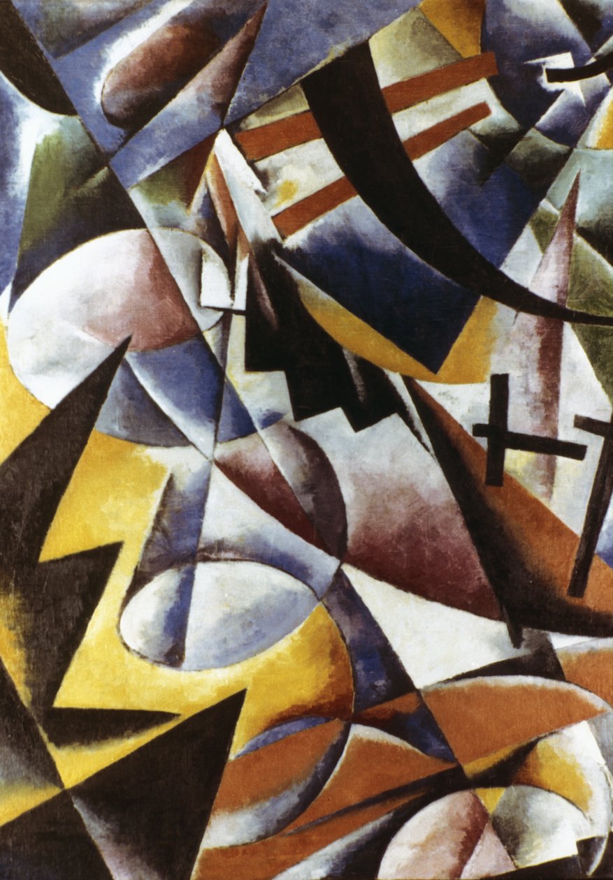 Malířská stavba (1920) Malba Ljubova Popova (1889 - 1924). od Unknown