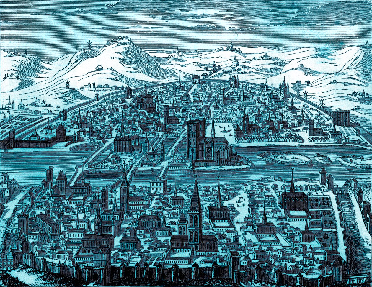 Paříž v roce 1607 od Unknown