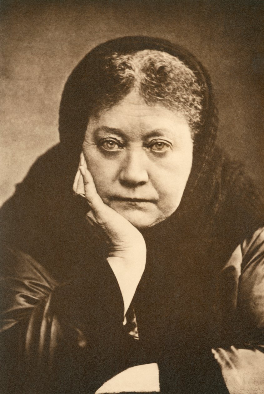 Portrét Heleny Blavatské, kolem roku 1880 od Unknown