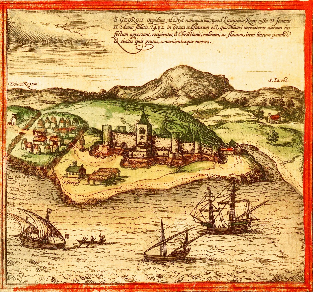 St Georges Castle, Elmina Cape Coast, západní Afrika od Unknown