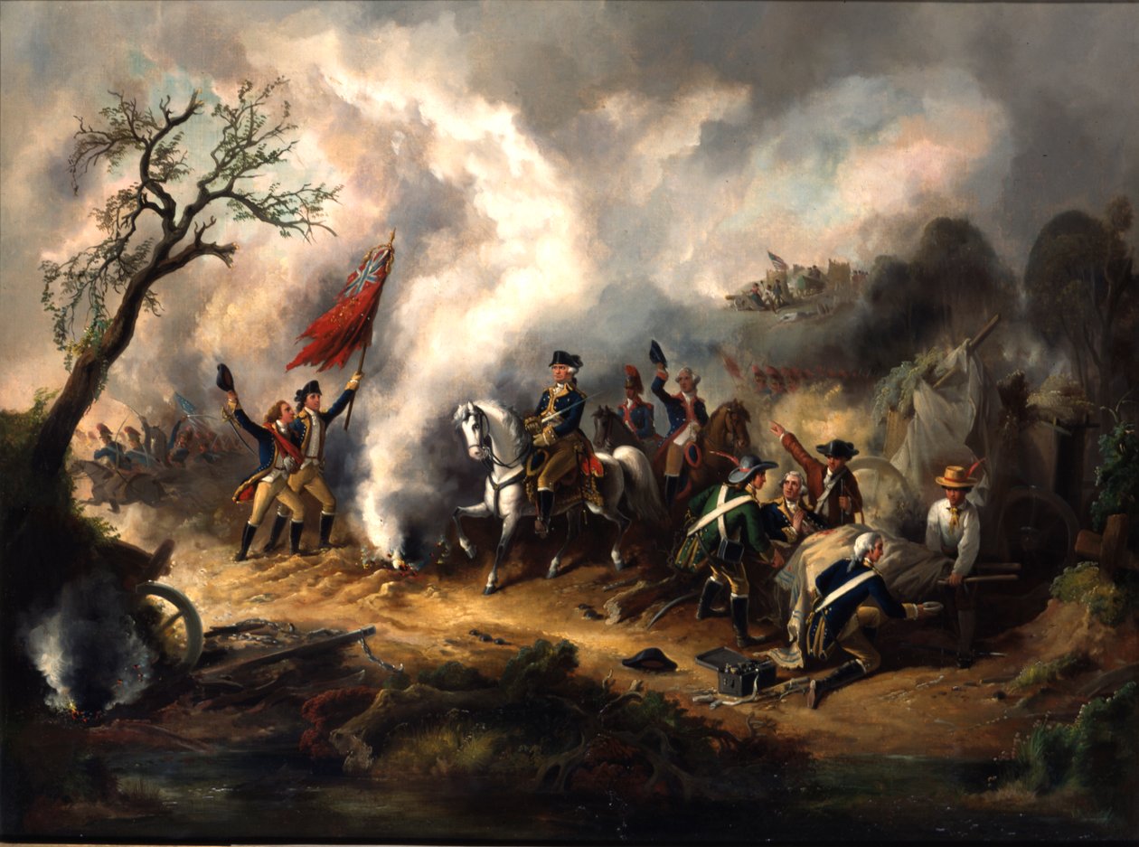 Bitva u Monmouthu, 28. června 1778, začátek 19. století od American School