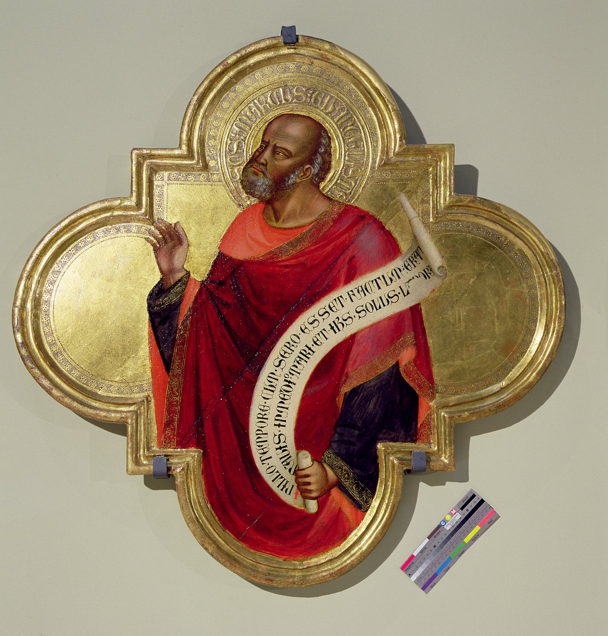 Svatý Matěj (tempera a zlato na panelu) od Bicci di Lorenzo