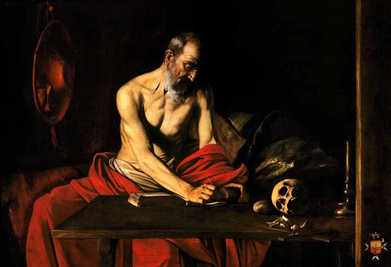 Psaní svatého Jeronýma od Michelangelo Merisi Caravaggio