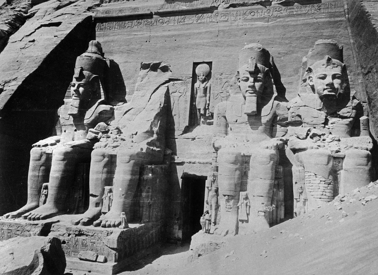 Chrám Ramesse II, kolem 1904-05 od English Photographer