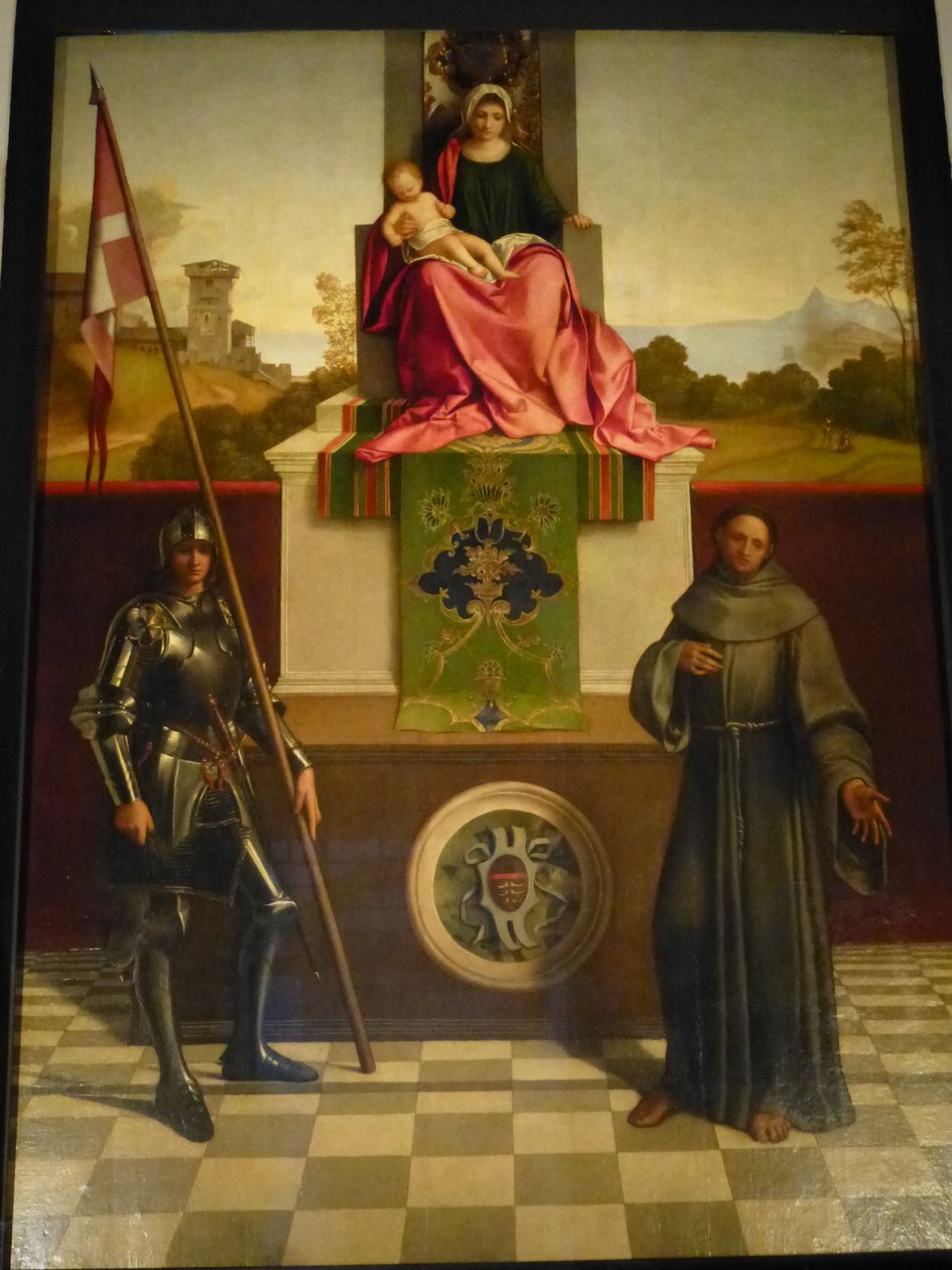 Oltář Castelfranco, scéna od Giorgione da Castelfranco