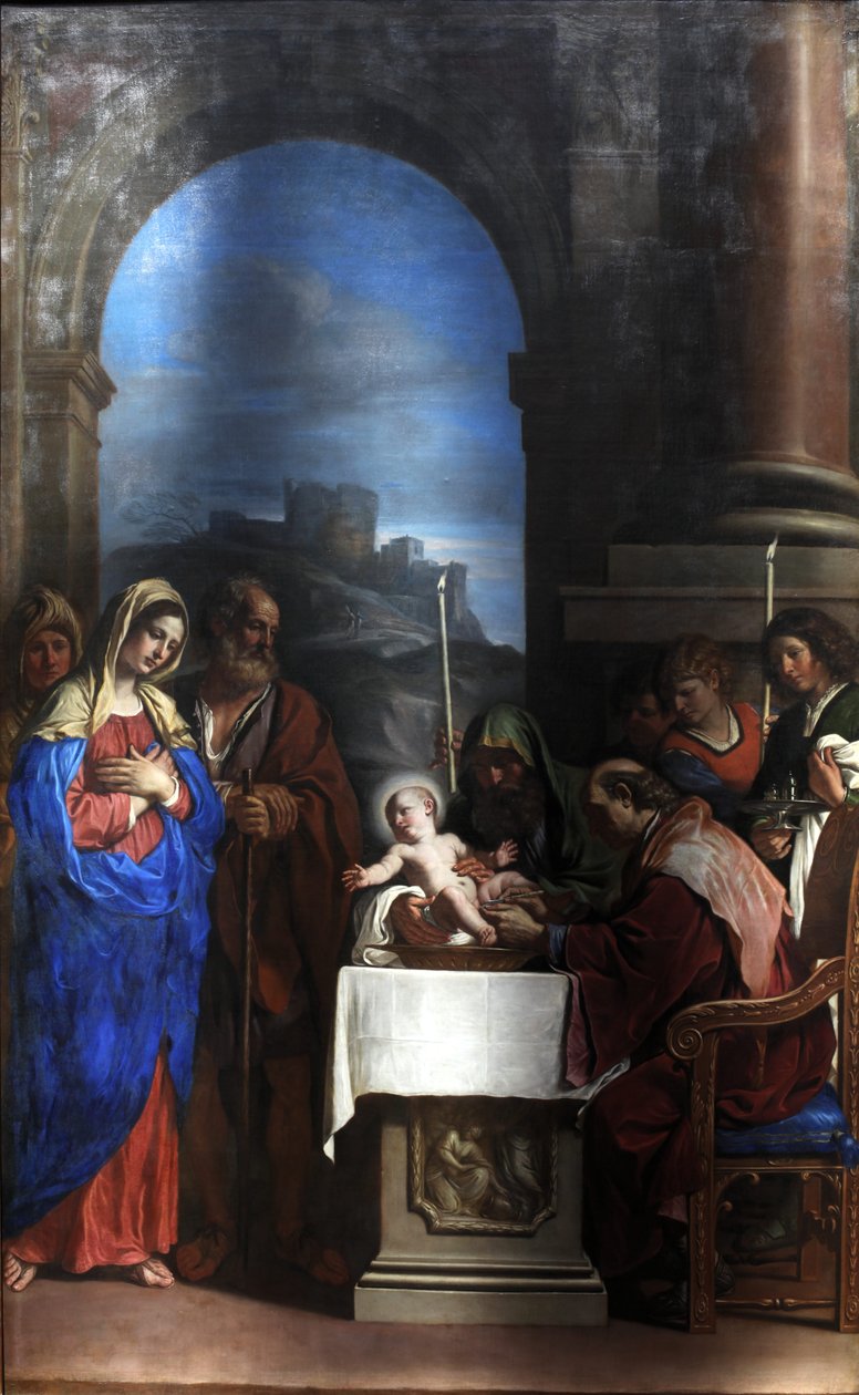Obřízka Kristova od Guercino