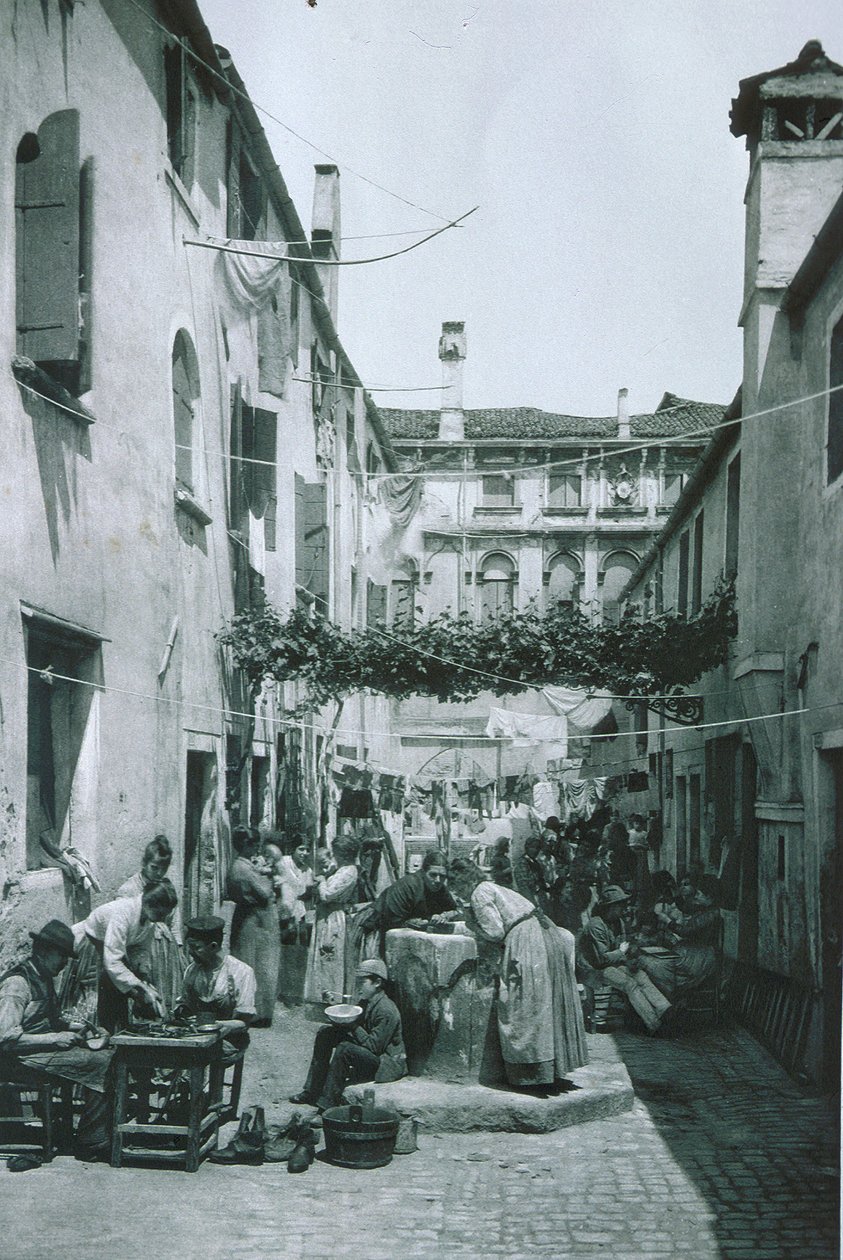 Pouliční scéna v Benátkách od Italian Photographer