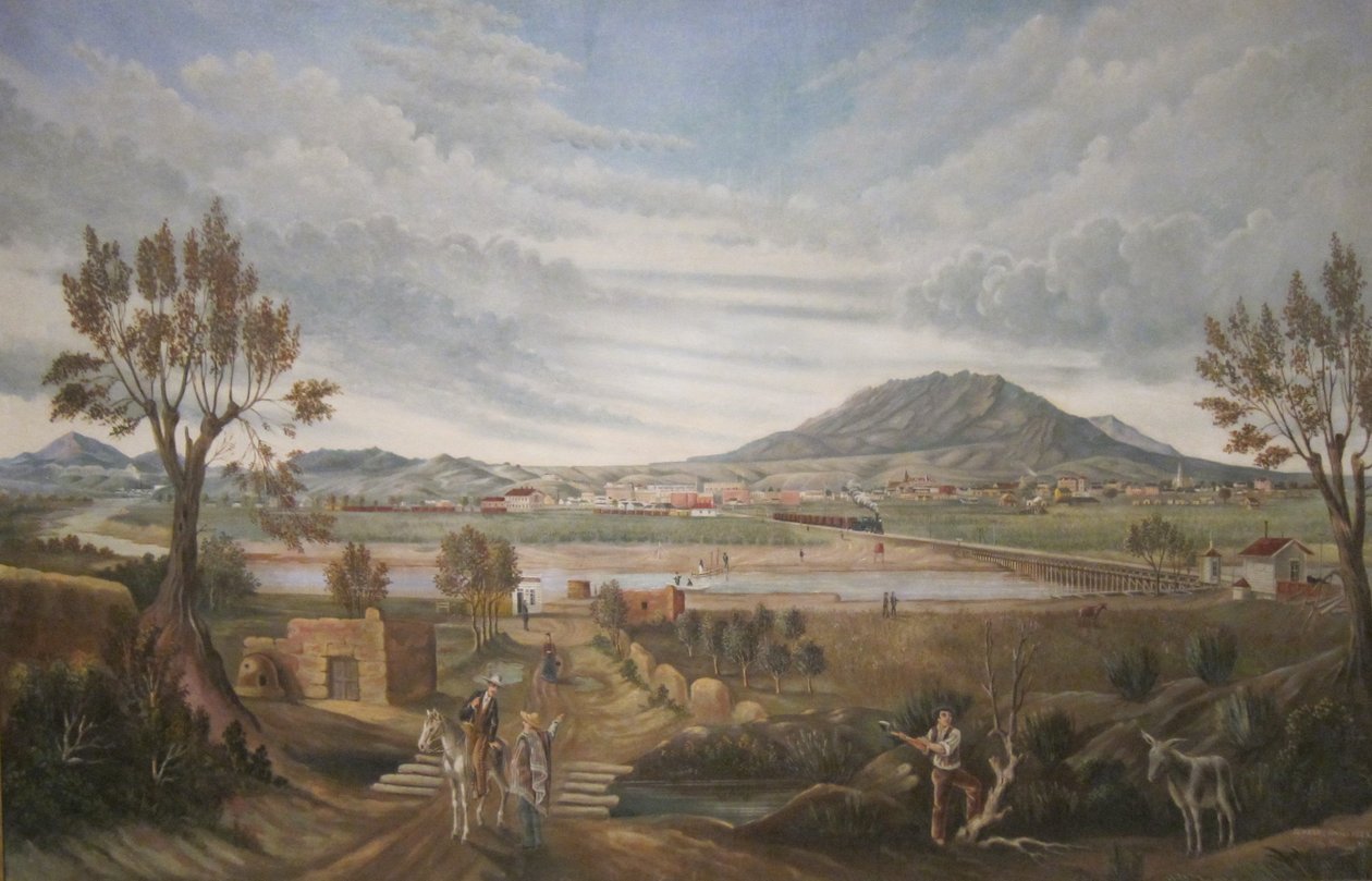 Pohled na El Paso od Leon Trousset