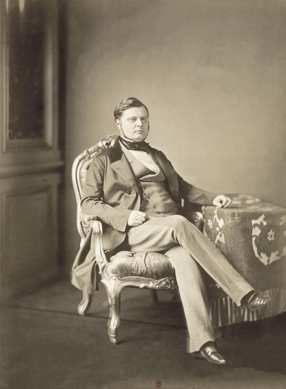 Hrabě Alexandre Joseph Colonna -Walewski (1810 - 1868), ministr zahraničních věcí Napoleona III. od Mayer and Pierson