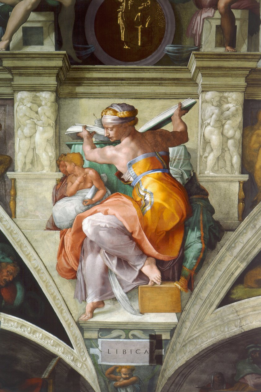 Libyjské sibyly od Michelangelo Buonarroti