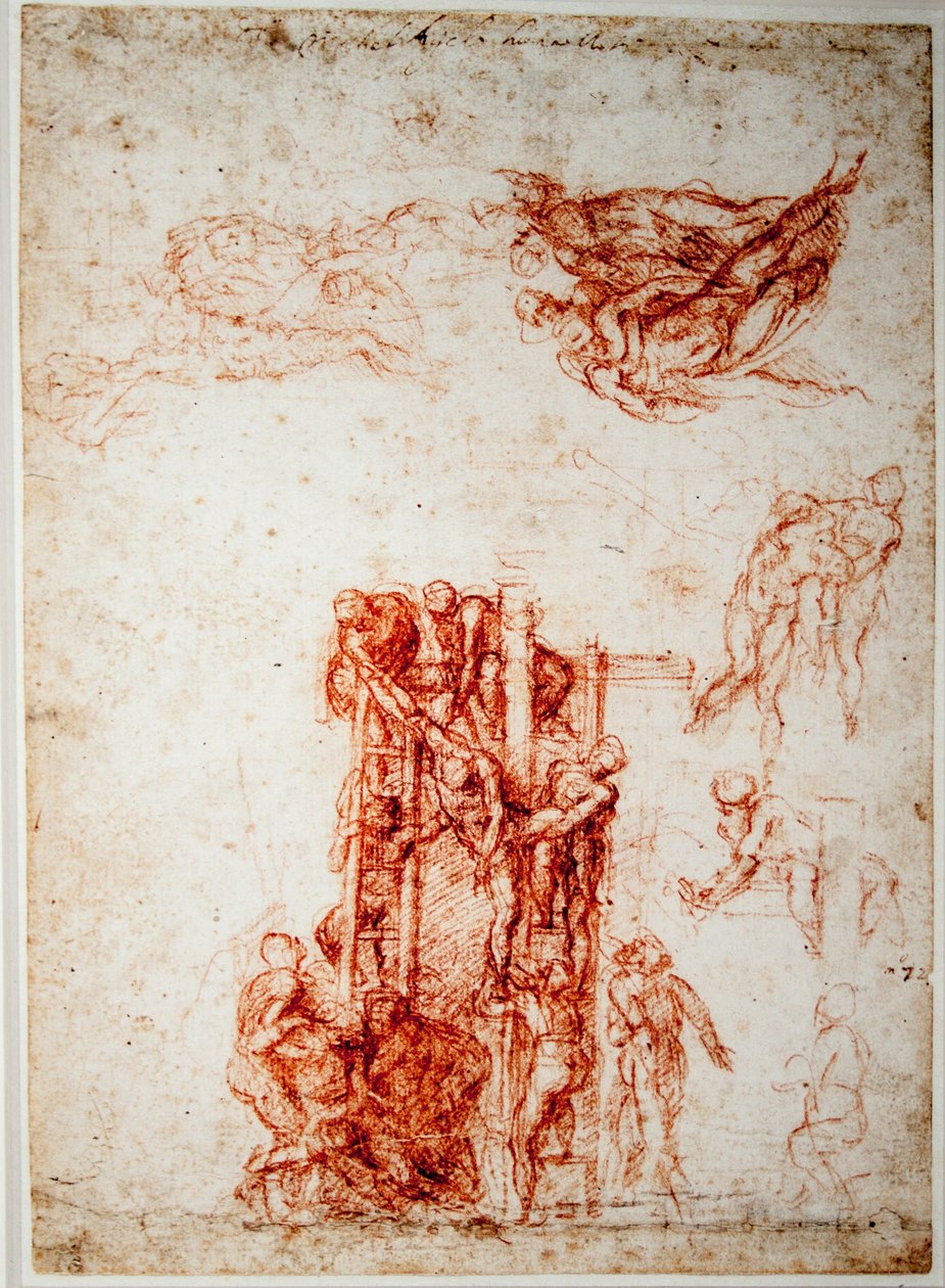 Studie pro depozici z kříže od Michelangelo Buonarroti