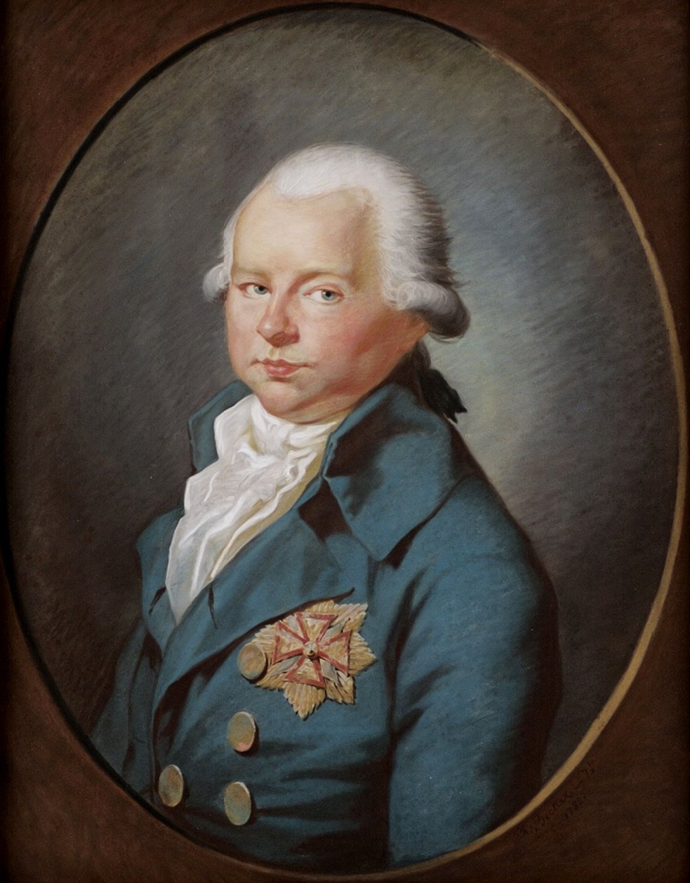 Portrét Friedricha von Badena od Jakob Becker