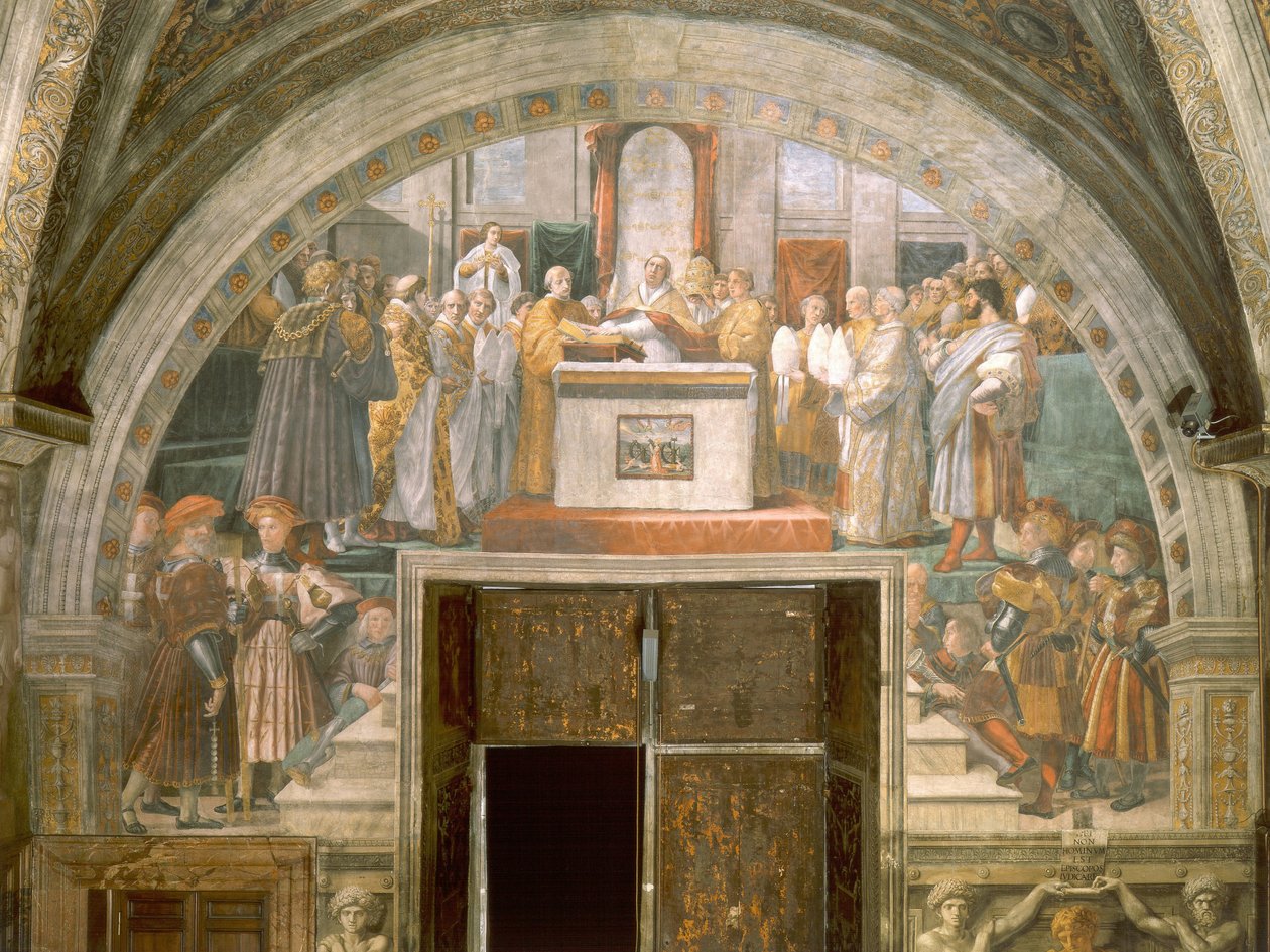 Zdůvodnění Lva III od Raffaello Sanzio Raphael