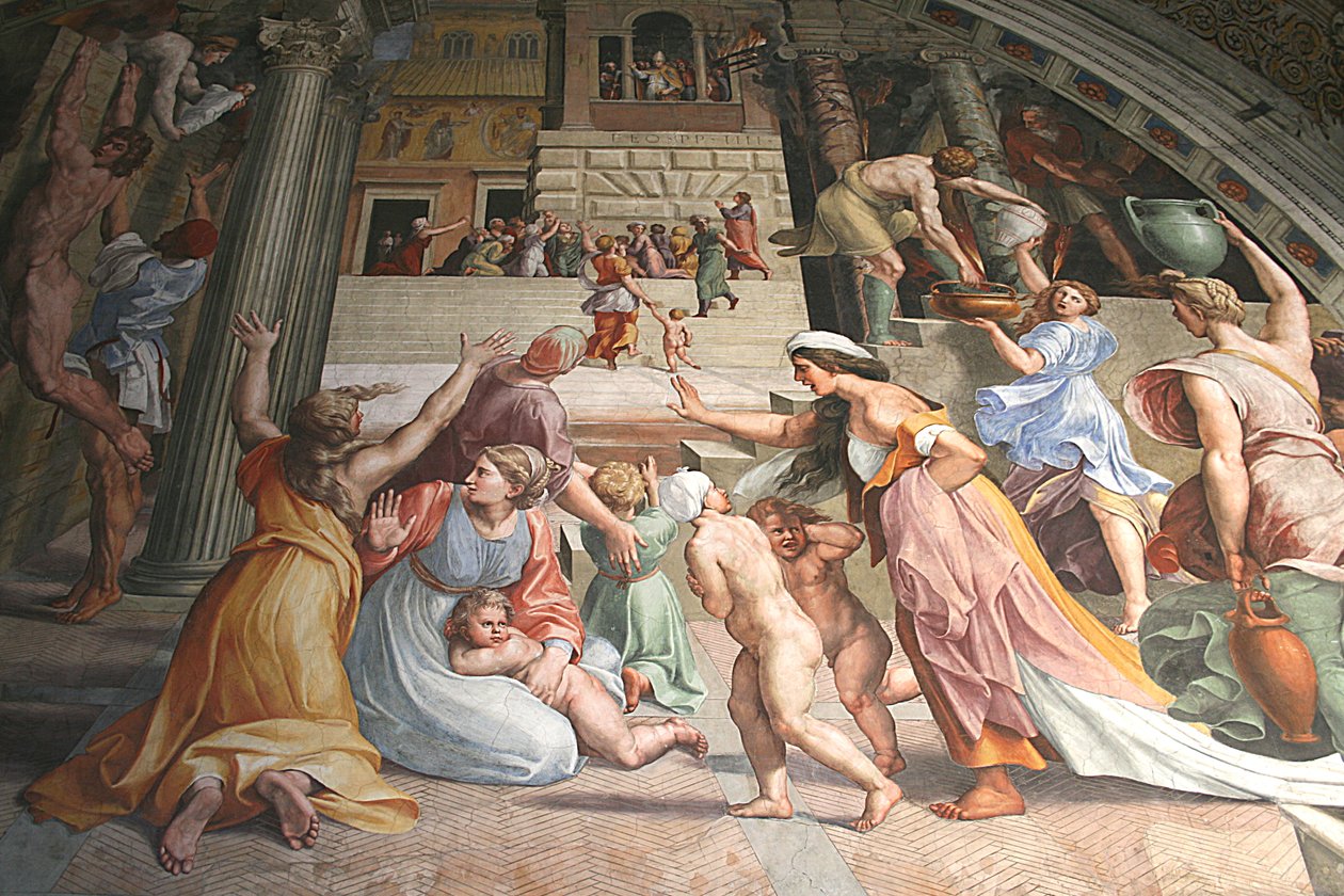 Borgo oheň od Raffaello Sanzio Raphael