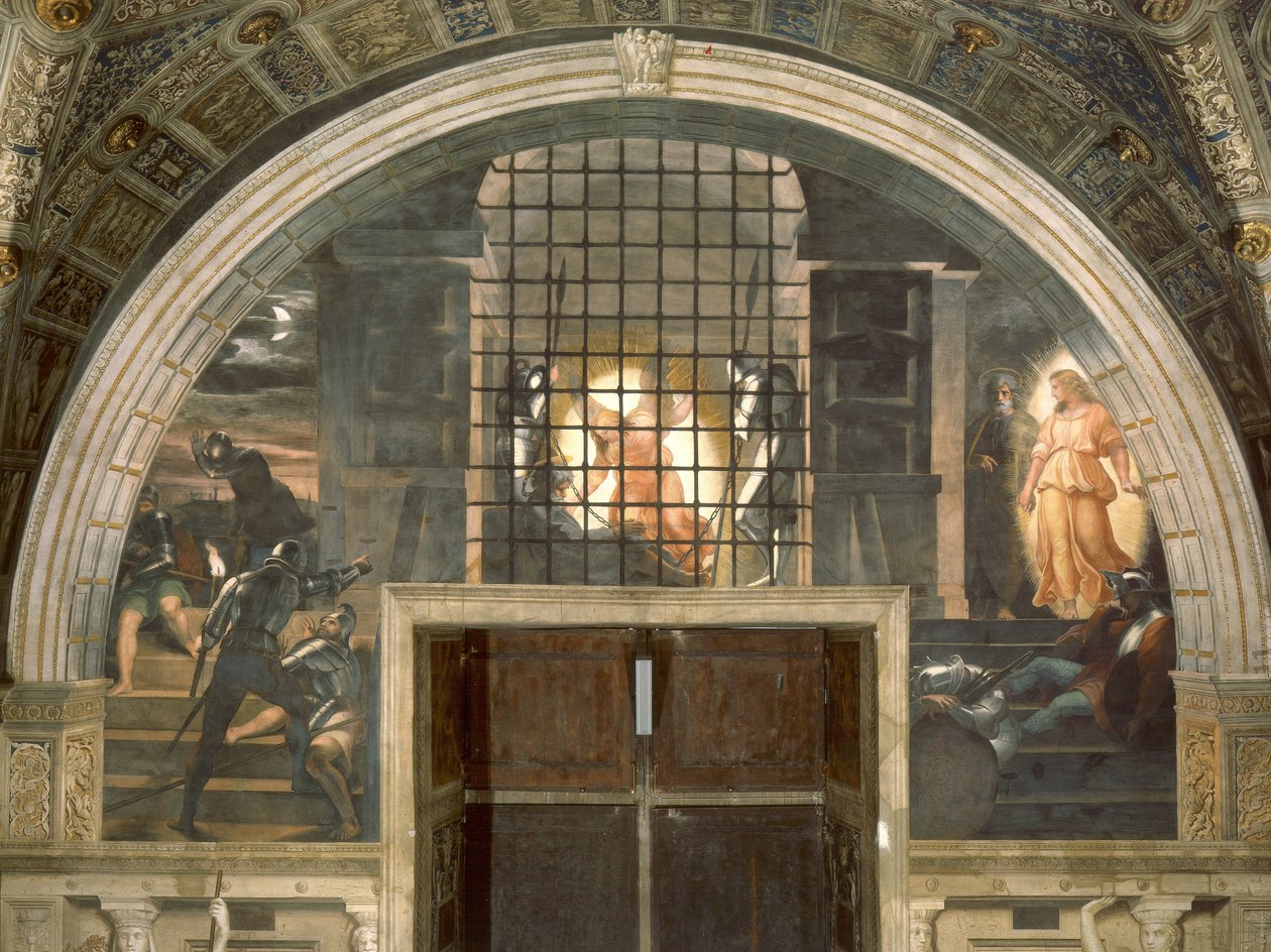 Osvobození svatého Petra od Raffaello Sanzio Raphael