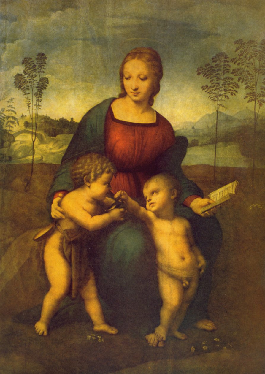 Madona zlatohlávka od Raffaello Sanzio Raphael