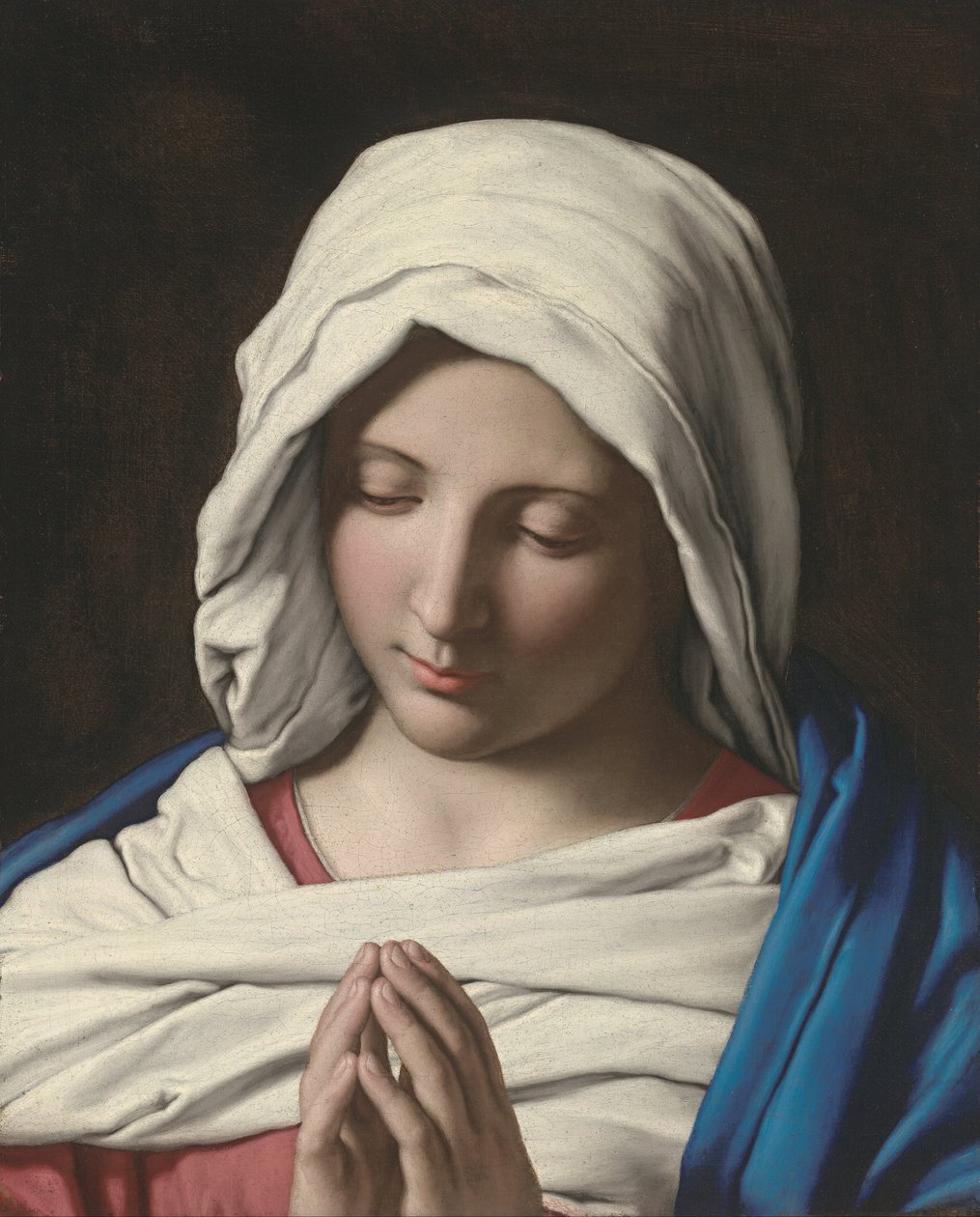 Madona v modlitbě od Giovanni Battista Salvi da Sassoferrato