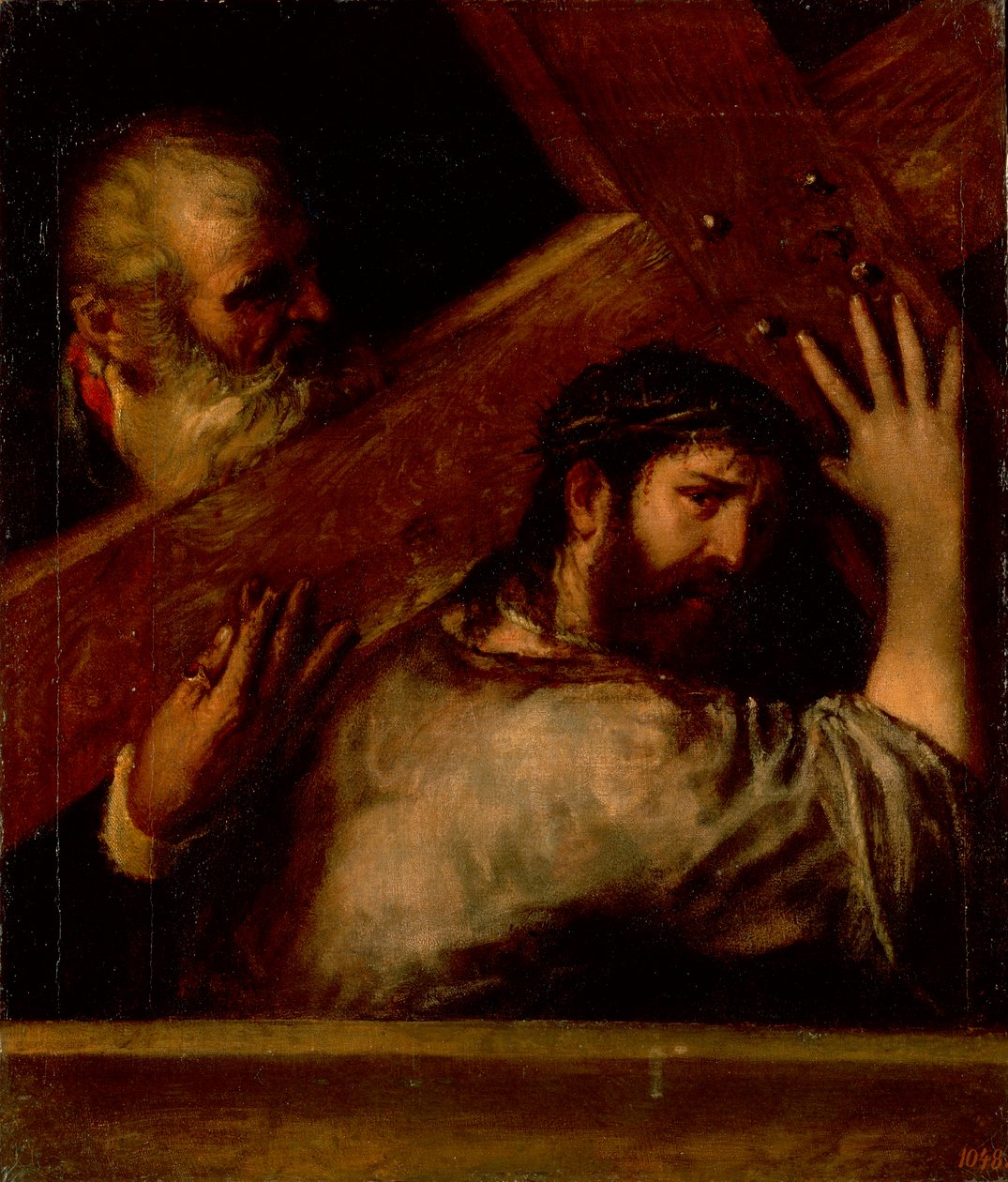 Nesení kříže od Tiziano Vecelli