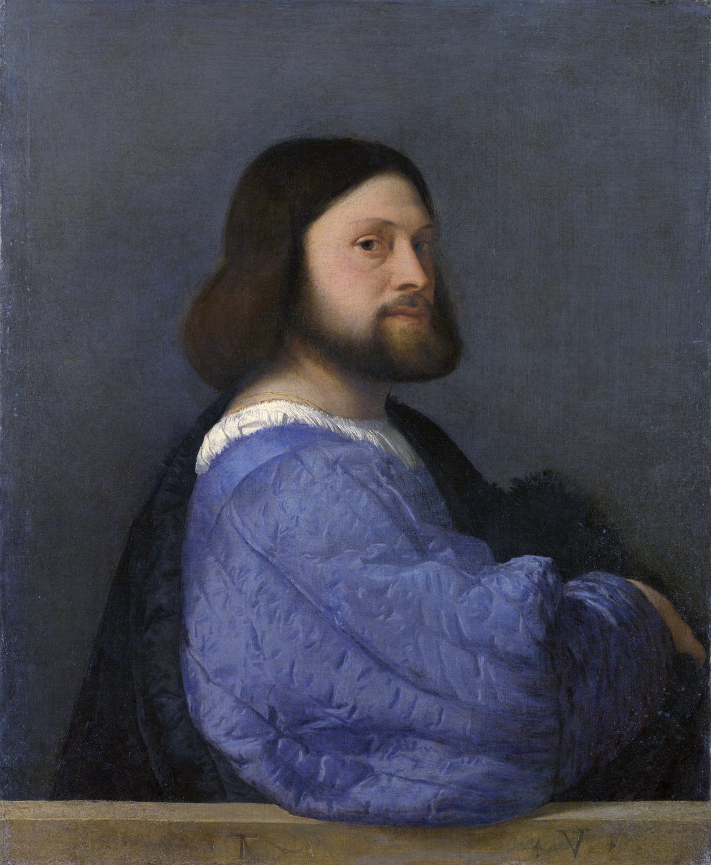 Portrét muže od Tiziano Vecelli