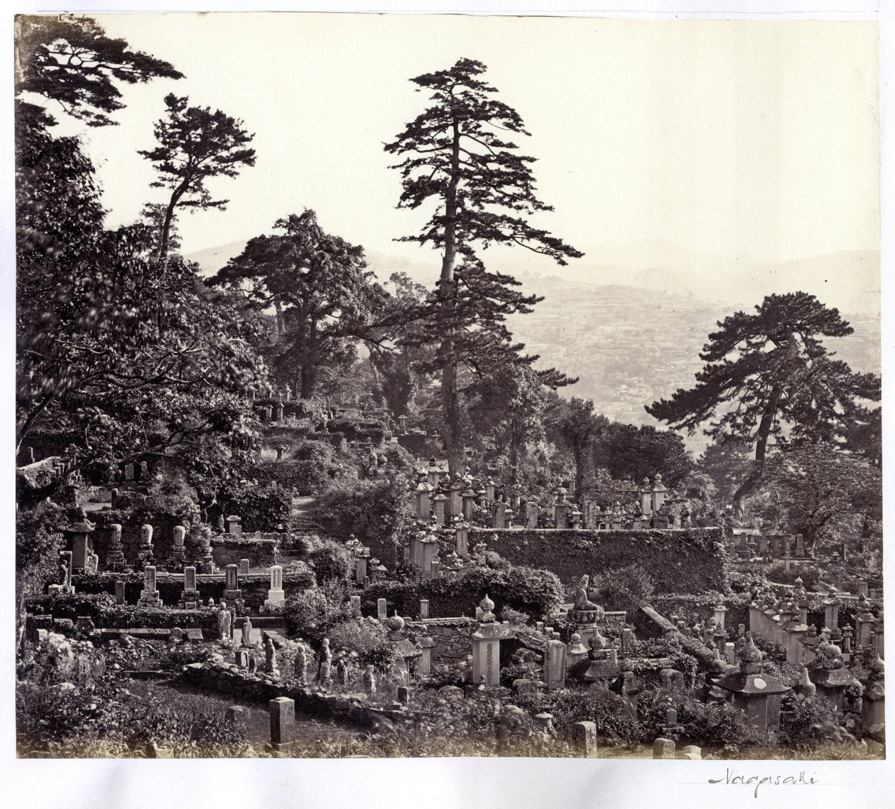 Město Nagasaki (Japonsko) v roce 1865 od Unknown