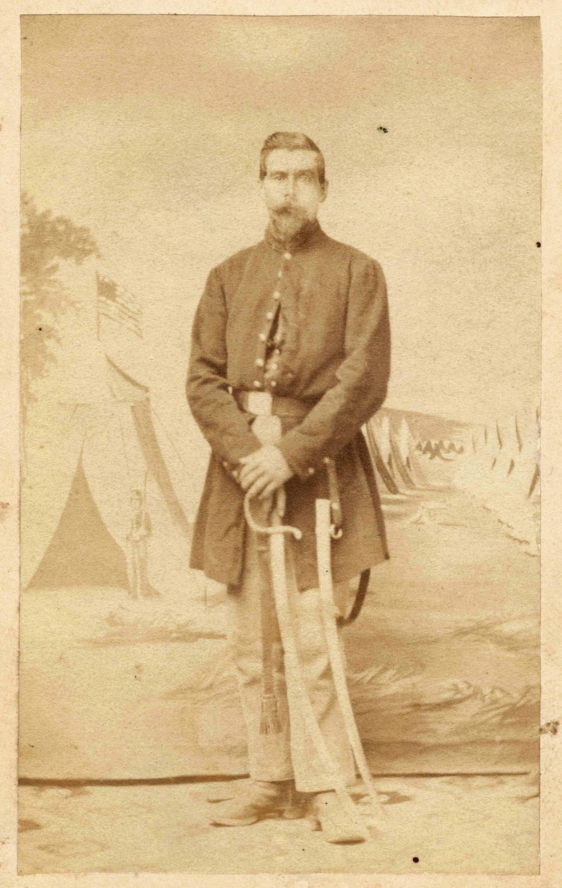 Württembergský emigrant Johann Jakob Beck v uniformě, 1864 od Unknown
