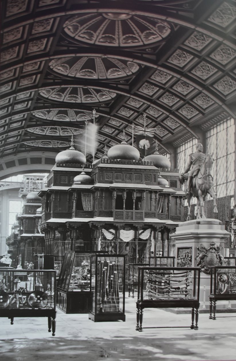 Indický pavilon během Světové výstavy z roku 1878 od Unknown