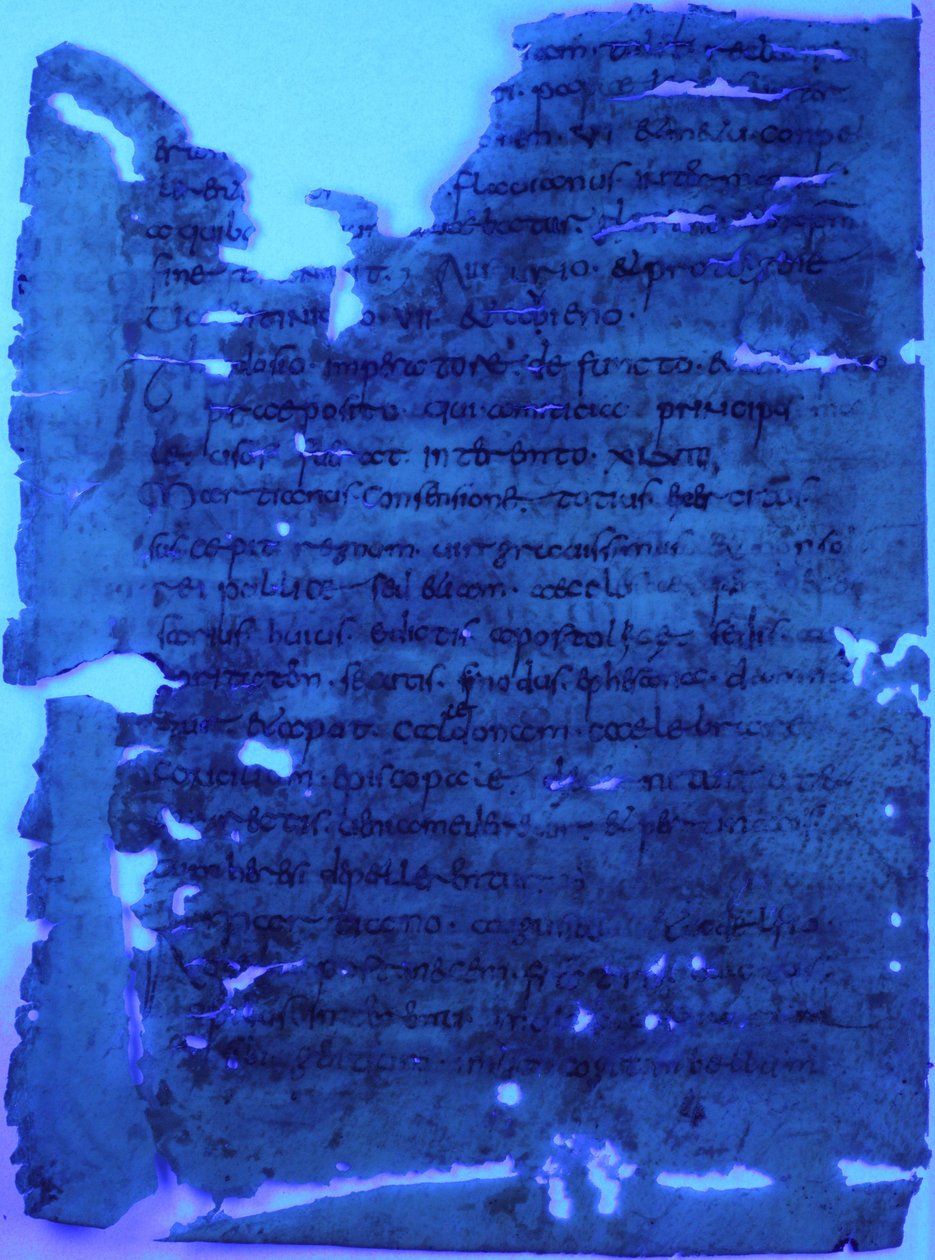 folio 2 versus kodexu (palimpsest) od Unknown