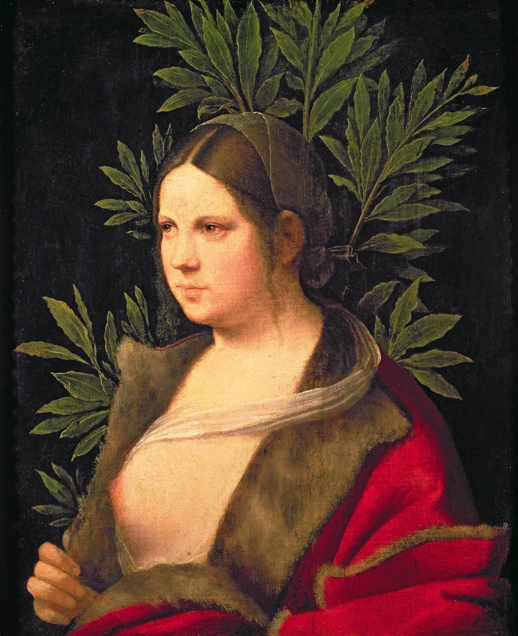 Portrét mladé ženy (Laura) od Giorgione