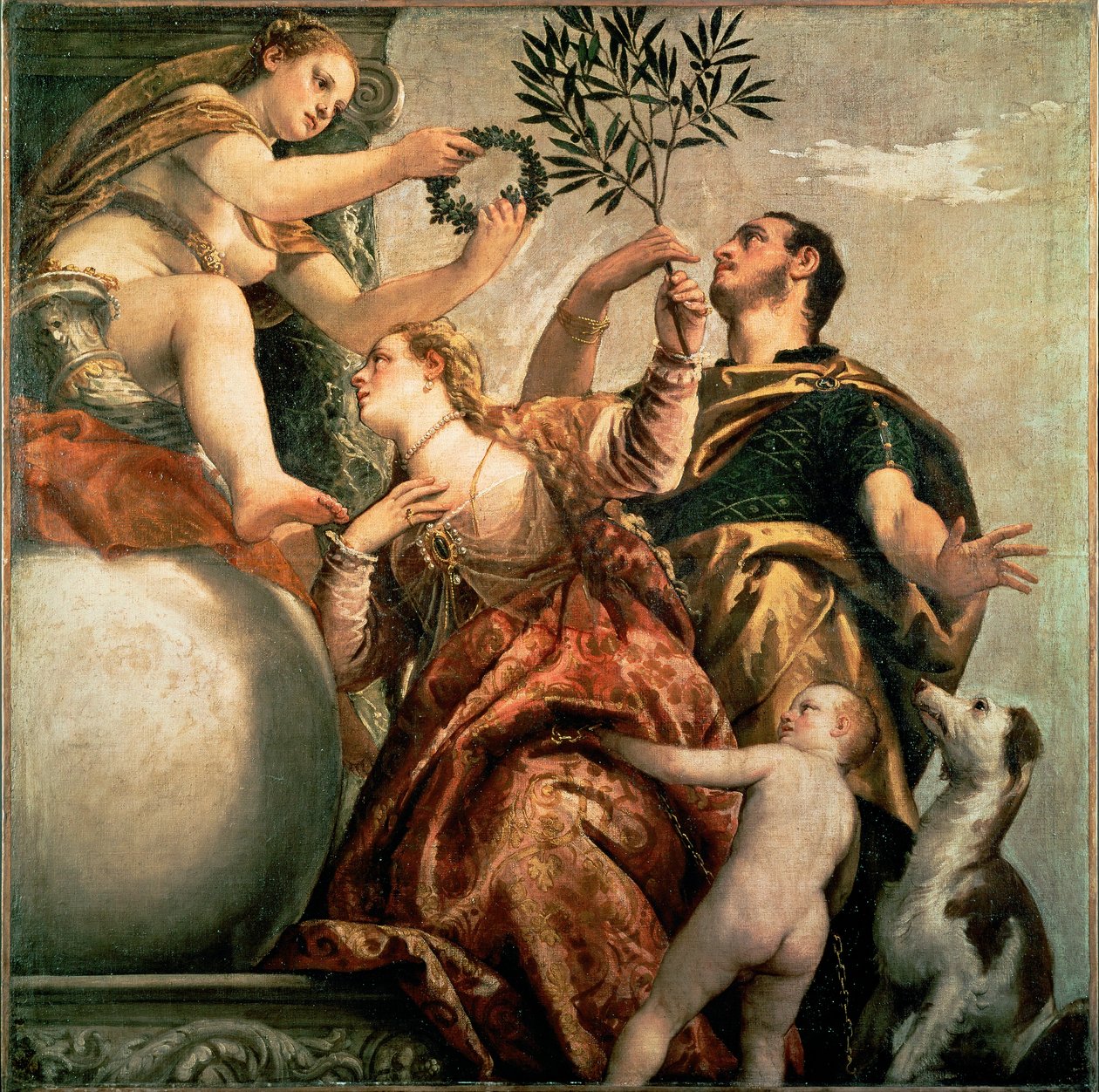 Alegorie lásky: šťastný svazek (malba na plátně) od (1528-88) Veronese