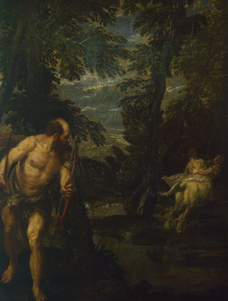 Herkules, Deianeira a kentaur Nessus,1586 (olej na plátně) od (1528 88) Veronese