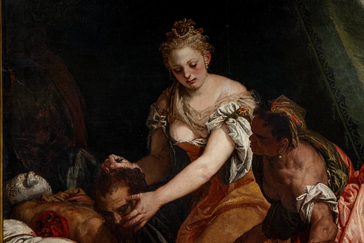 Judith s hlavou Holoferna, detail od (1528 88) Veronese