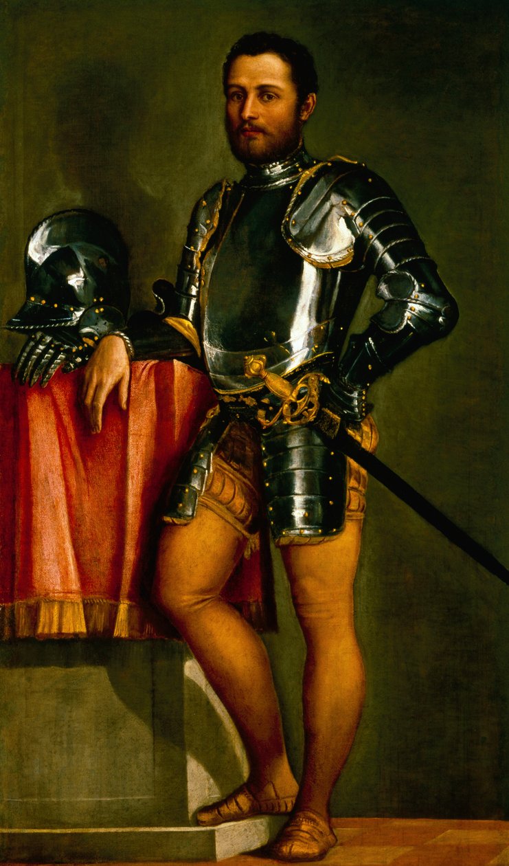 Portrét gentlemana (olej) od Veronese