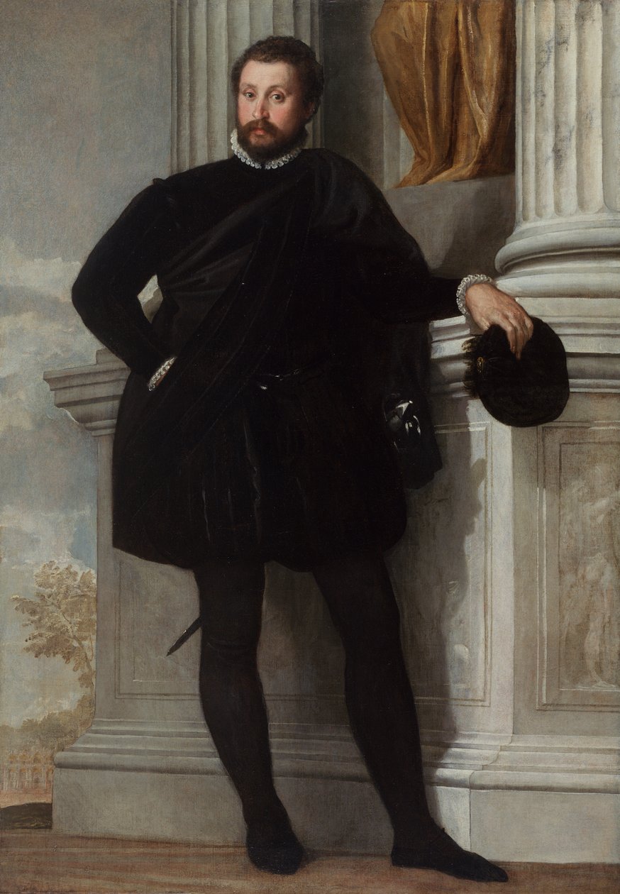 Portrét muže, cca 1576-78 (olej na plátně) od Veronese