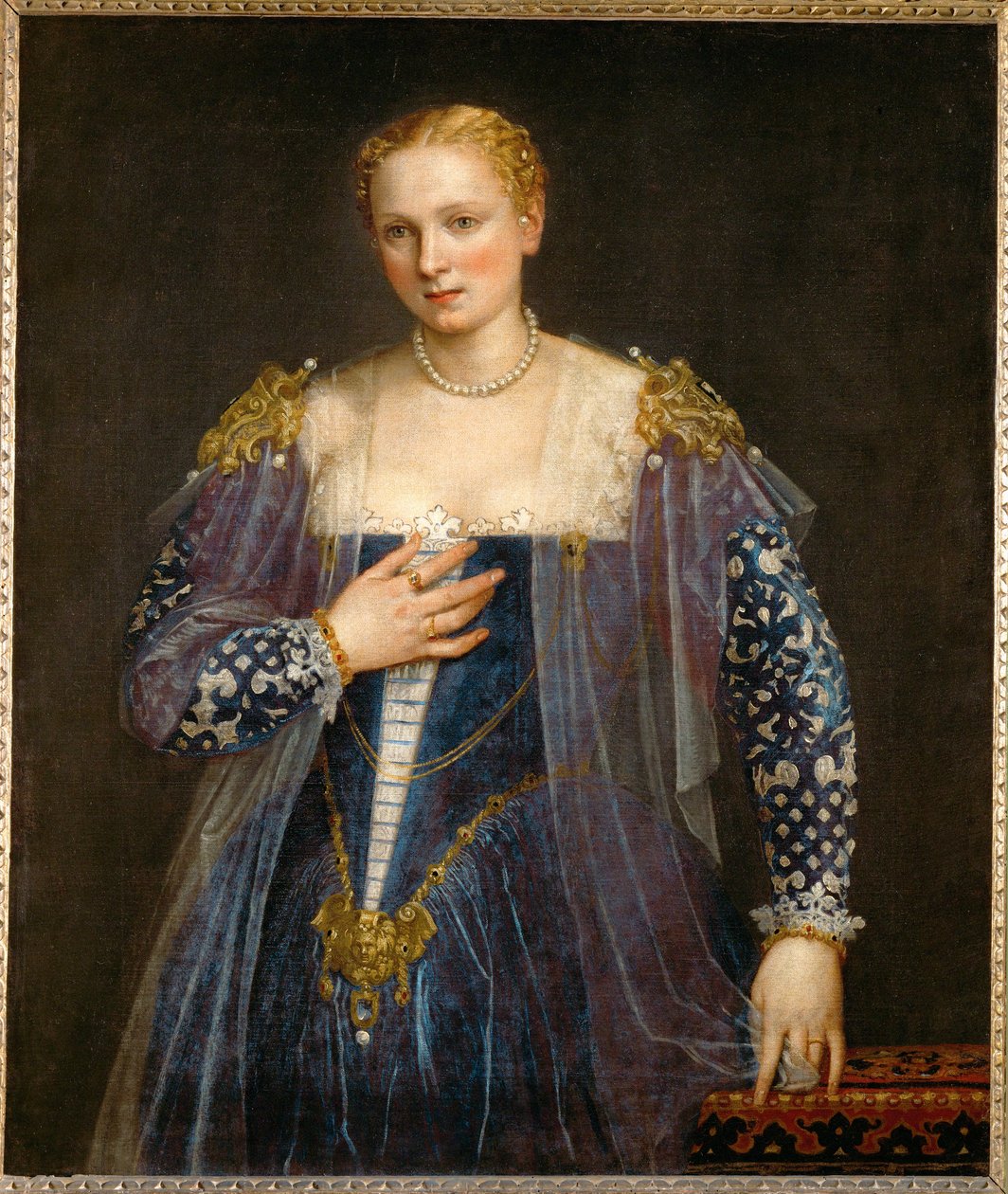 Portrét ženy zvané "La bella Nani" ... od (1528 88) Veronese