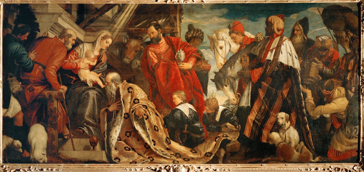 Klanění mudrců (malba na plátně) od (1528-88) Veronese