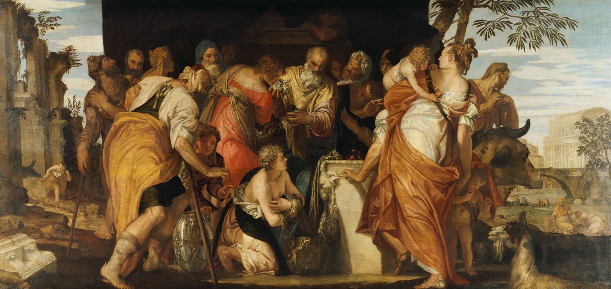 Pomazání Davidovo, kolem roku 1555 (olej na plátně) od (1528 88) Veronese