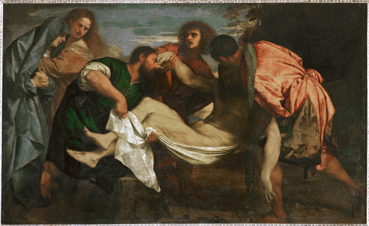 Pohřbení Krista ... od (1528 88) Veronese