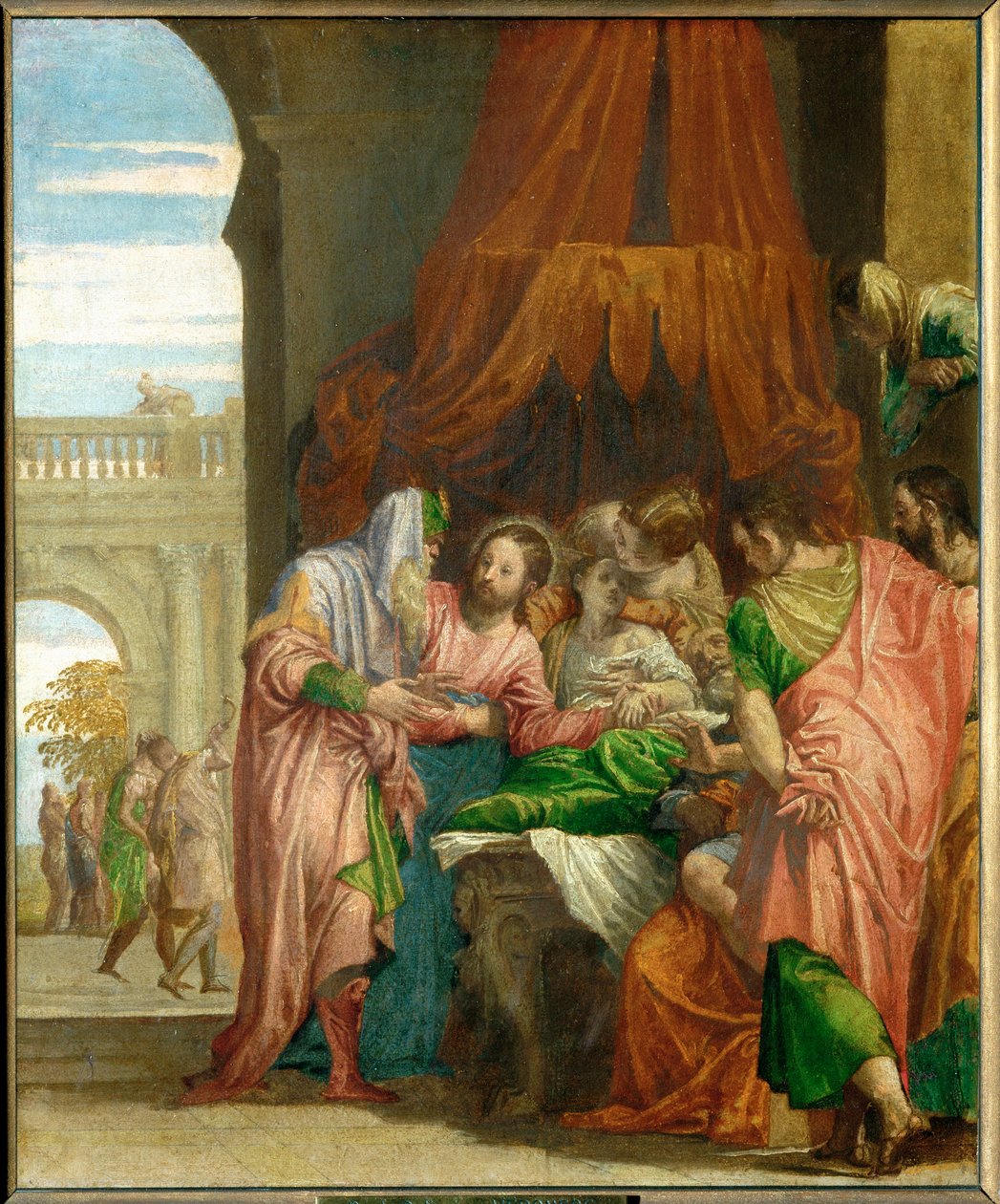Vzkříšení Jairovy dcery... od (1528 88) Veronese