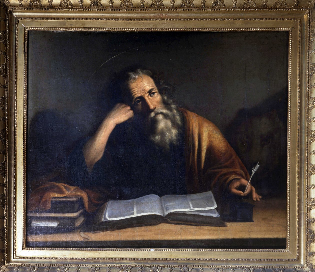 Svatý Marek píše evangelium - připisováno Veronese, kostel La Turbie. od Veronese