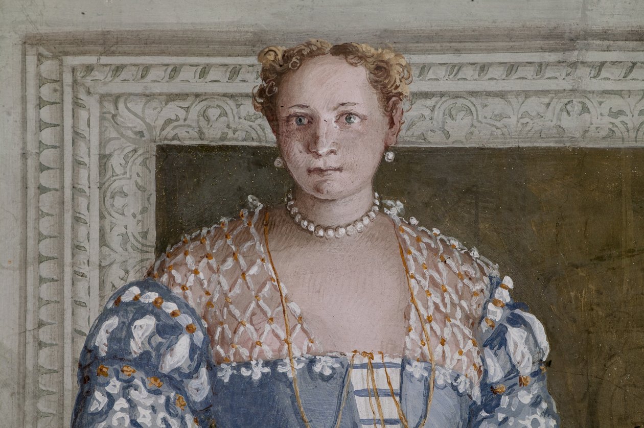 Donna Barbaro, Síň Olympu, detail 2632651 od Veronese